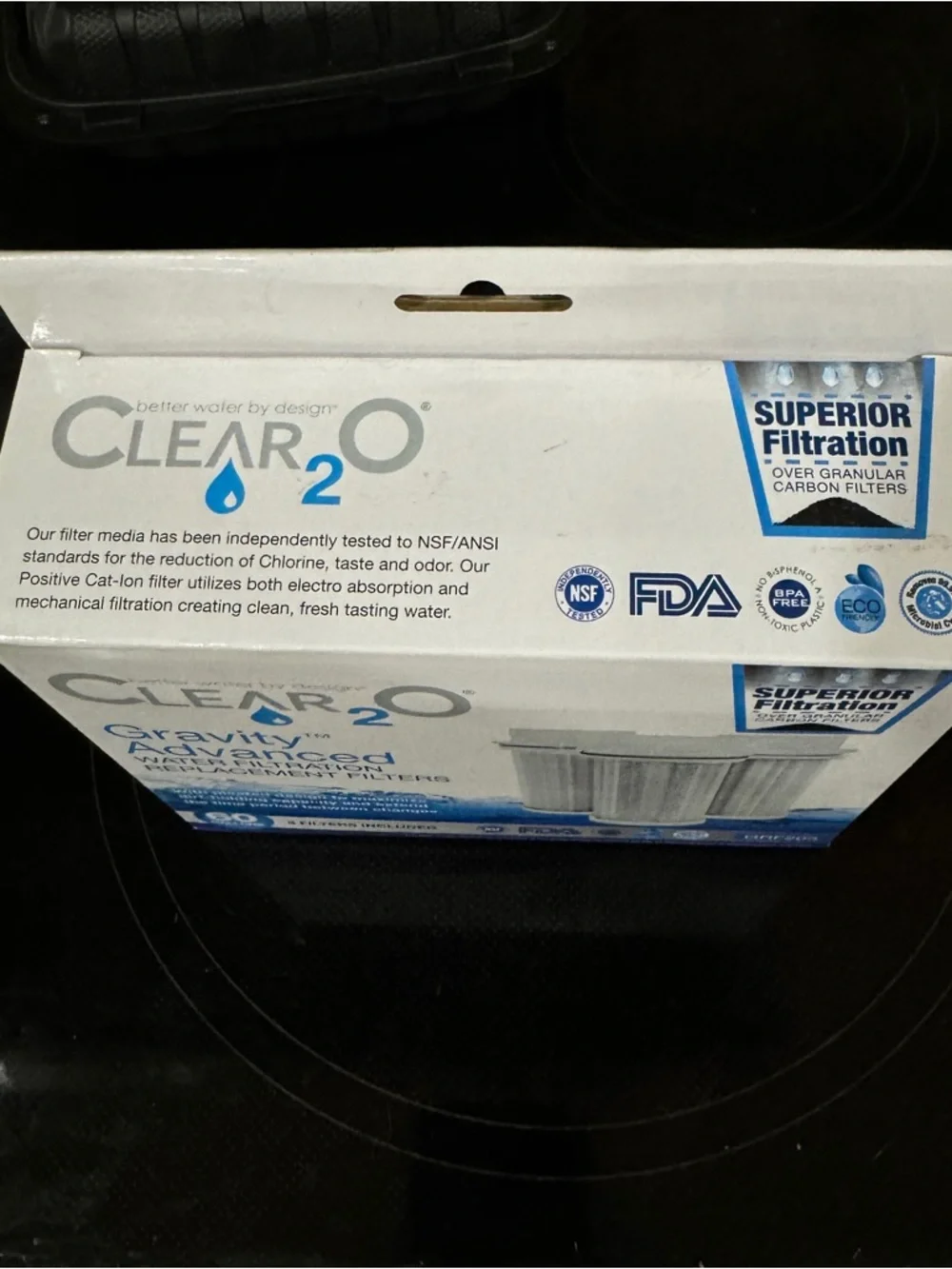 Gravity Advanced White Water Filtration Replacement Filters (3-Pack)